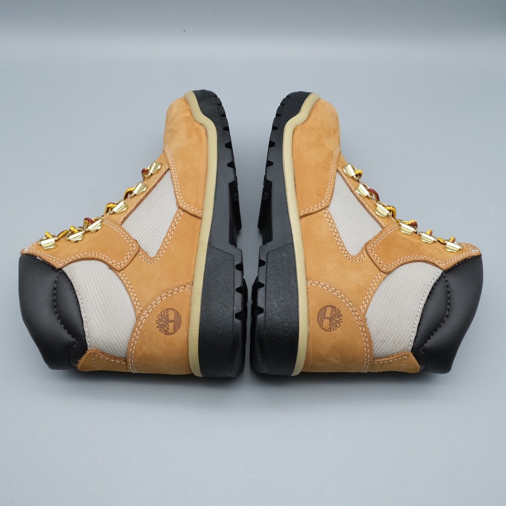 Timberland Field Boot Kids Size 3 Wheat Nubuck Mesh Rugged Outdoor 44793 - Picture 4 of 11